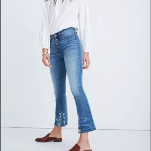 MADEWELL/ Cali Demi boot 5 button fly